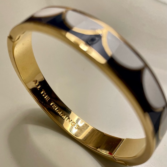 Kate Spade "All The Trimmings" Hinged Bangle - Picture 3 of 5